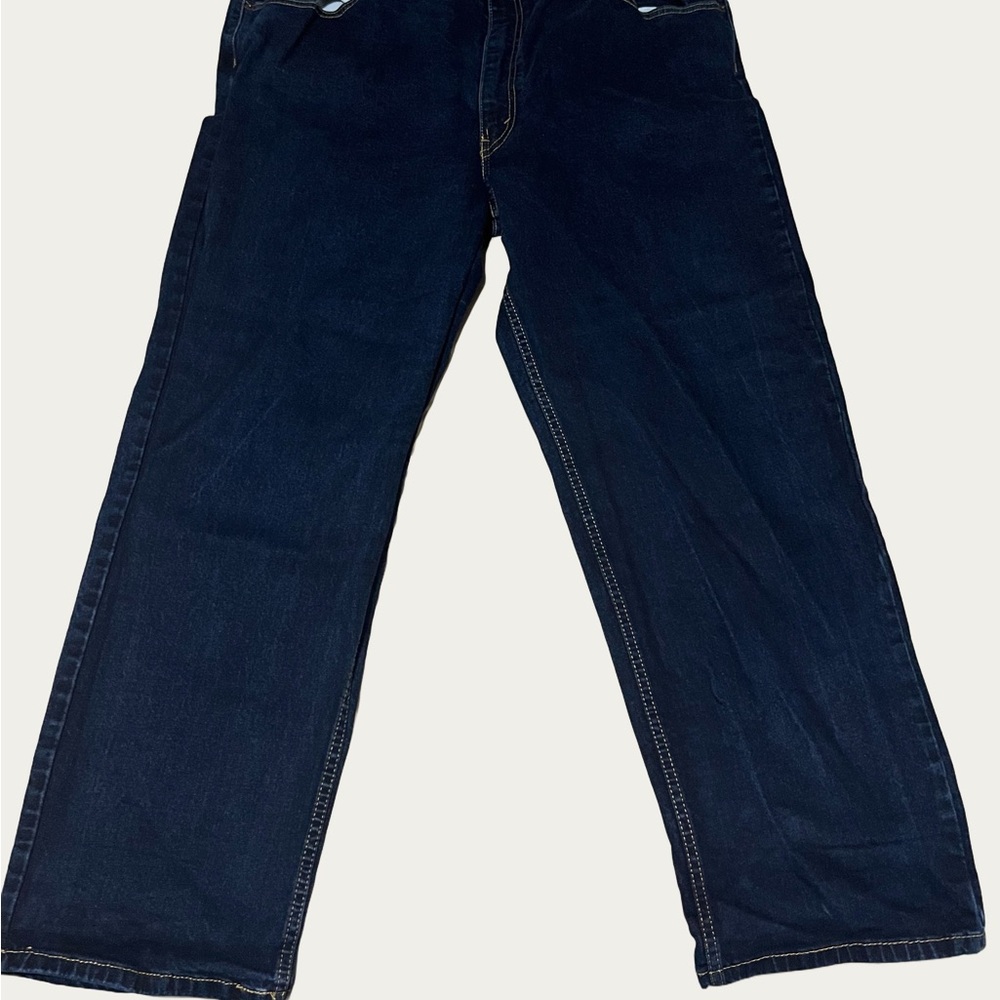 Levi's Men's Relaxed Fit Dark Blue Jeans